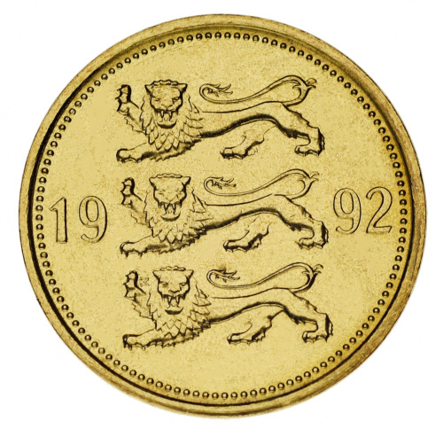 фото Эстония 50 сенти 1992 UNC