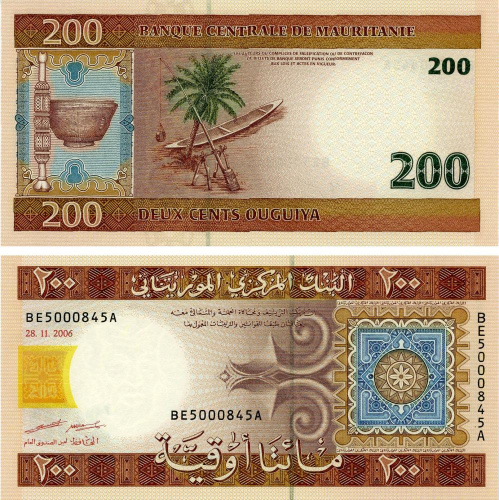 фото Мавритания 200 угий 2006 UNC (P11b)