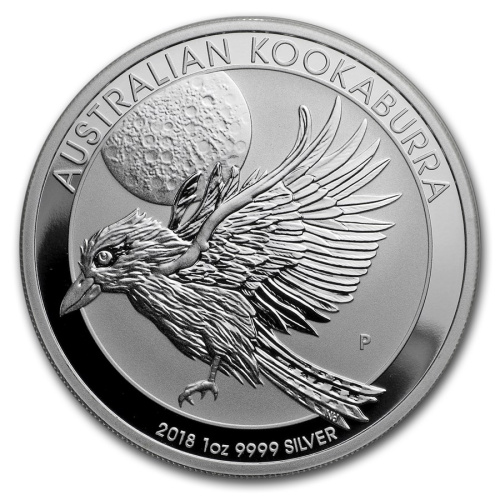 фото Австралия 1 доллар 2018 «Кукабарра» Серебро UNC