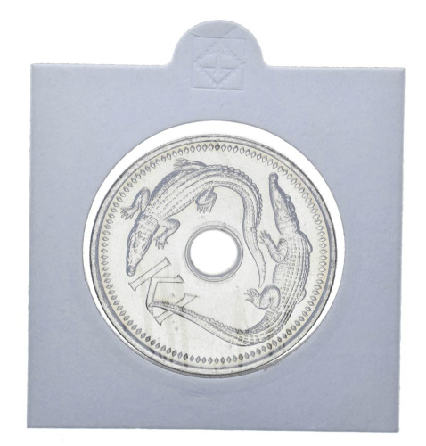 фото Папуа-Новая Гвинея 1 кина 1999 UNC Крокодилы