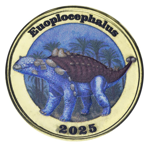 фото Остров Адонара 7 долларов 2025 UNC Индонезия Динозавр - Сколозавр