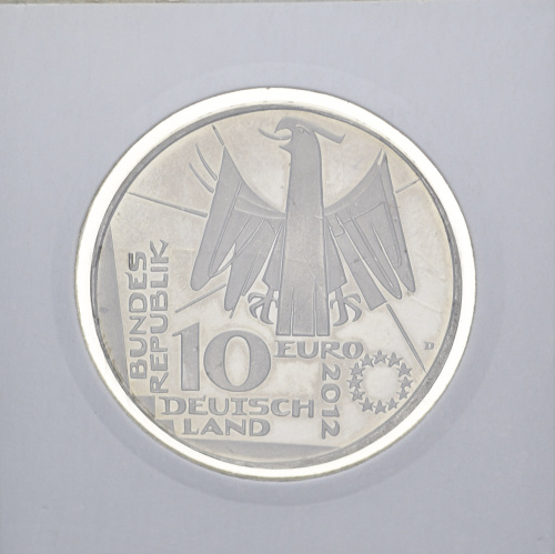 фото Германия 10 евро 2012 «Национальная библиотека» UNC