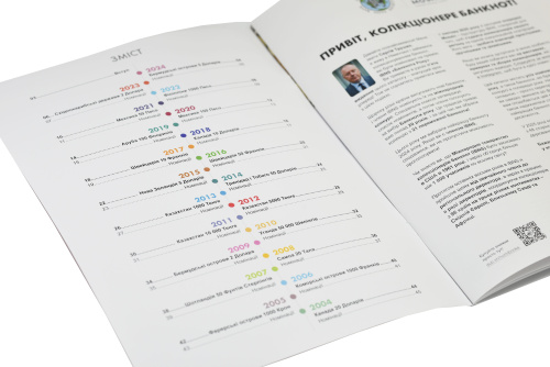 фото Каталог банкнот мира номинированных IBNS на звание Банкнота года 2004-2024 (5-ое издание на украинском языке)