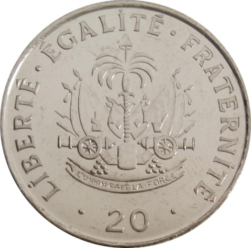 фото Гаити 20 сантимов 2000 UNC (KM#152a)