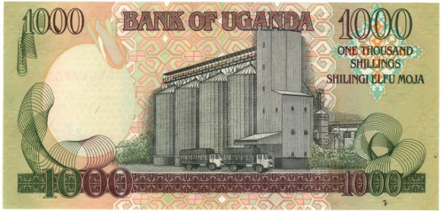 фото Уганда 1000 шиллингов 2005 UNC (P43a)