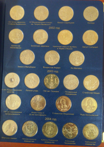 фото Польша набор из 260 монет 1995-2014 UNC