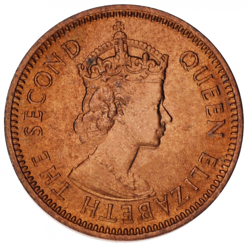 фото Восточные Карибы 0,5 центов 1955 AU-UNC