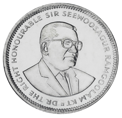 фото Маврикий 50 центов 1997 UNC Олень