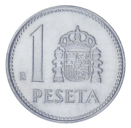 фото Испания 1 песета 1985 AU-UNC