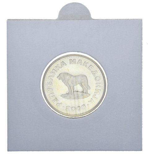 фото Македония 1 денар 2008 UNC