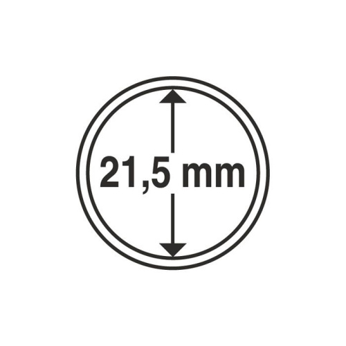 фото Капсула для монеты 21,5 мм, Leuchtturm