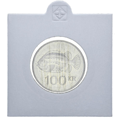 фото Исландия 100 крон 1995 F-VF Рыба