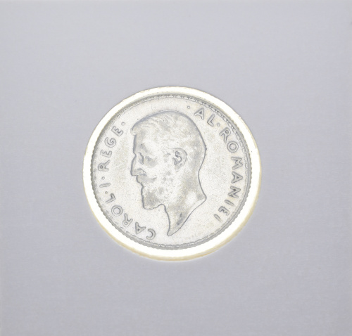 фото Румыния 1 лей 1912 F-VF Серебро