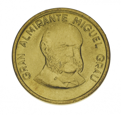 фото Перу 20 сентимо 1986 VF-AU