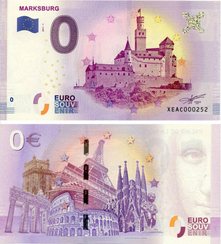 фото Германия 0 ЕВРО 2017 UNC Замок Марксбург