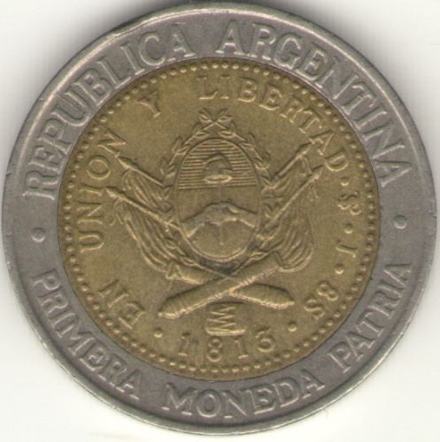 фото Аргентина 1 песо 1994 VF (KM#112.1)