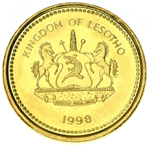 фото Лесото 10 лисенте 1998-2016 UNC