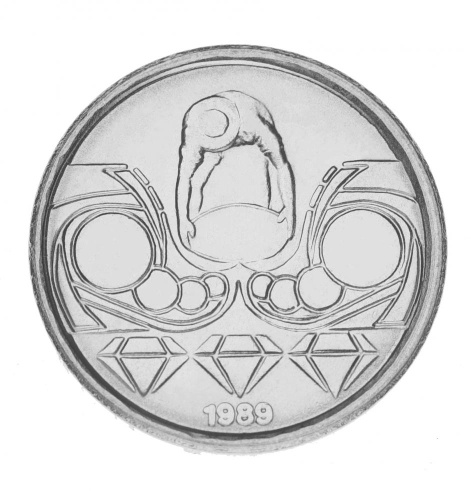 фото Бразилия 10 сентаво 1989 UNC