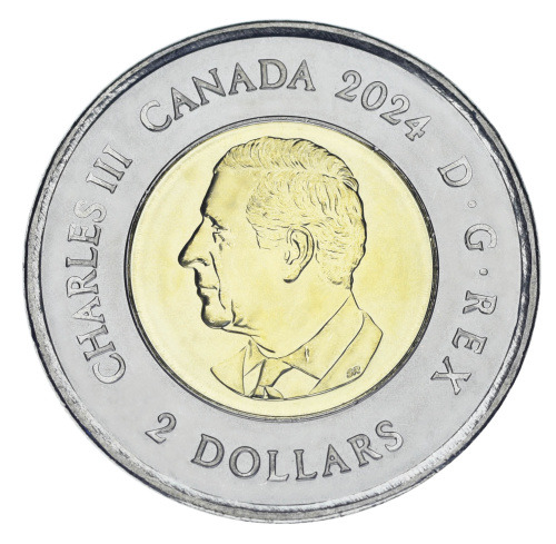 фото Канада 2 доллара 2024 Биметалл UNC Чествование инуитов Нунангат Цветная