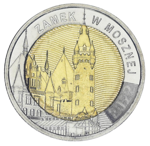 фото Польша 5 злотых 2022 Биметалл UNC Замок Мошна