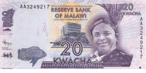 фото Малави 20 квача 2012 UNC (P57)