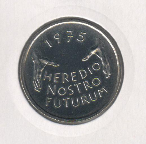 фото Швейцария 5 франков 1975 UNC Защита памятников