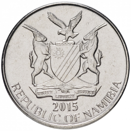 фото Намибия 5 центов 2015 UNC (KM#1)