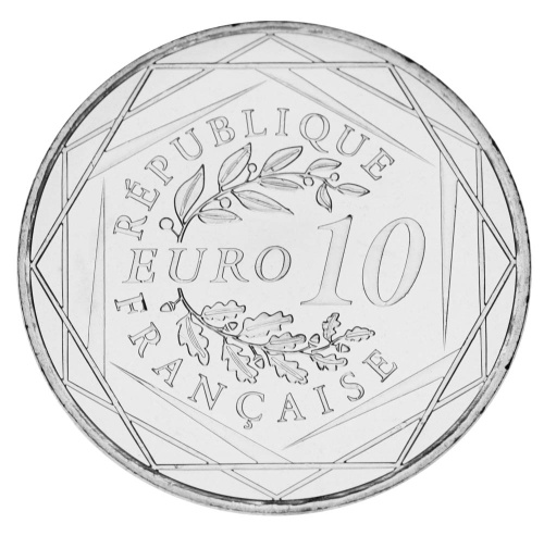фото Франция 10 евро 2012 Серебро UNC Геркулес