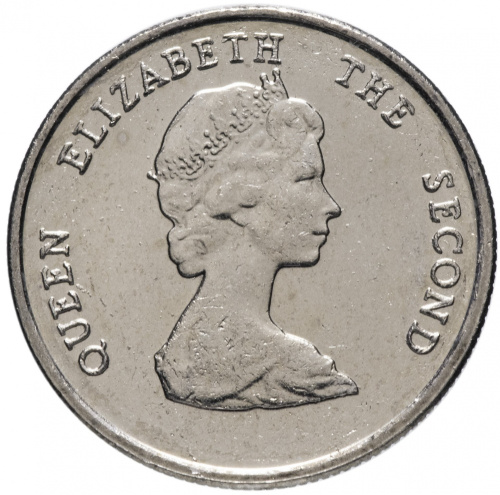 фото Восточные Карибы 10 центов 2000-2008 AU-UNC Корабль Парусник (KM#13)