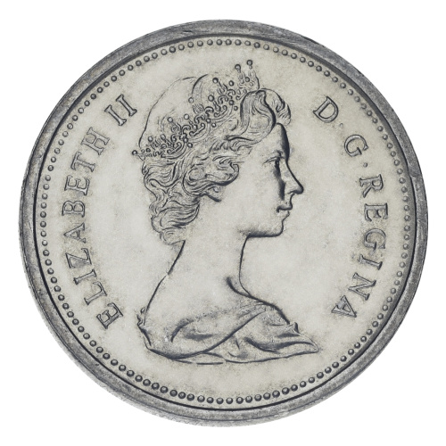 фото Канада 1 доллар 1976 F-VF Регулярный выпуск - Путешествие на каноэ