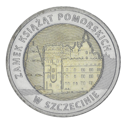 фото Польша 5 злотых 2016 Биметалл «Герцогский замок» UNC