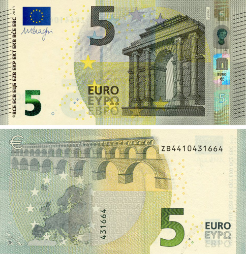 фото Бельгия 5 евро 2013 ZB Z003 UNC