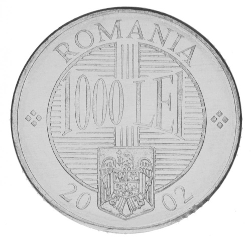 фото Румыния 1000 лей 2002 UNC