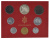 фото Ватикан набор из 8 монет 1968 AU-UNC 1, 2, 5, 10, 20, 50, 100, 500 (серебро) лир