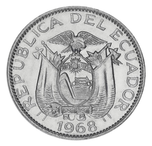 фото Эквадор 10 сентаво 1964 UNC
