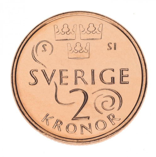 фото Швеция 2 кроны 2016 AU-UNC