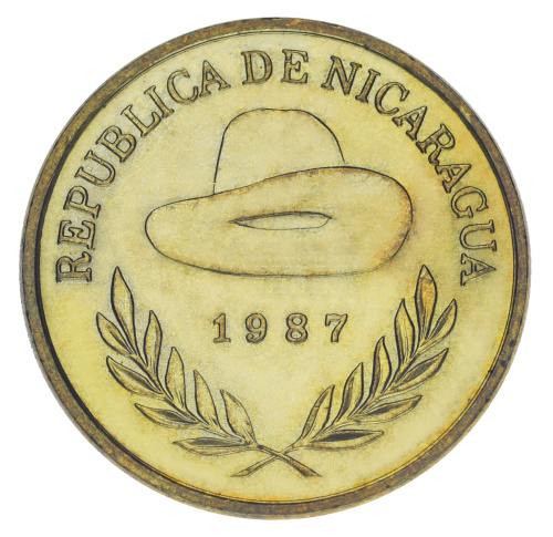 фото Никарагуа 5 кордоба 1987 AU-UNC