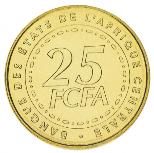 фото Центральная Африка 25 франков 2006 AU-UNC