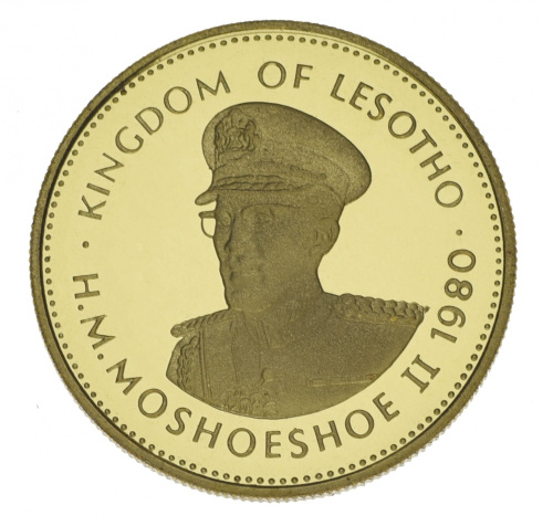 фото Лесото 5 лисенте 1980 UNC