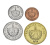 фото Куба набор из 4 монет 2012-2014 UNC 1, 1, 5 сентаво, 1 песо