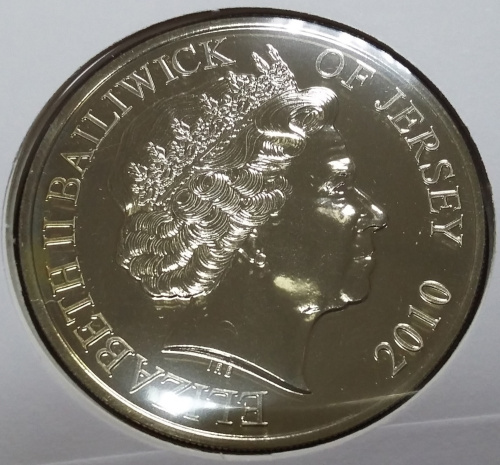 фото Джерси 5 фунтов 2010 «Битва за Британию - Доэ» UNC