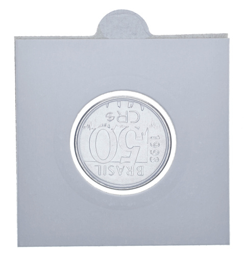 фото Бразилия 500 крузейро 1993 UNC Черепаха Тартаруга