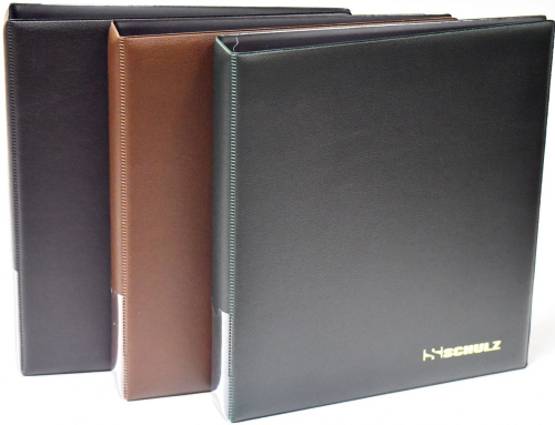 фото Альбом (папка-переплет) для 120 монет в холдерах Schulz зеленый