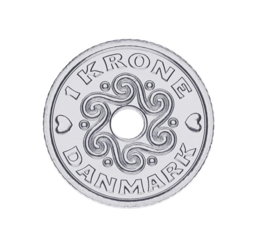 фото Дания 1 крона 2019 UNC