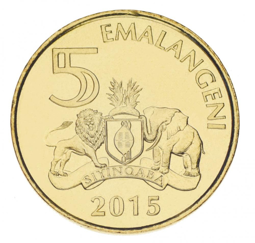 фото Свазиленд 5 эмалангени 2015 UNC