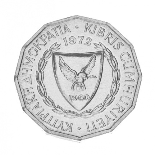 фото Кипр 1 миль 1972 UNC