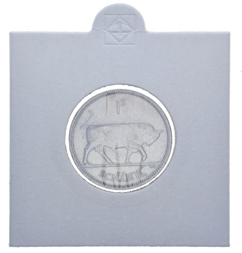 фото Ирландия 1 шиллинг 1955 F-VF Бык