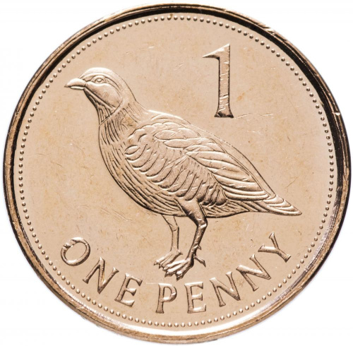 фото Гибралтар 1 пенни 2011 UNC (KM#1098)