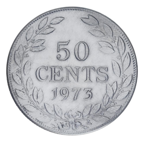 фото Либерия 50 центов 1973 AU-UNC