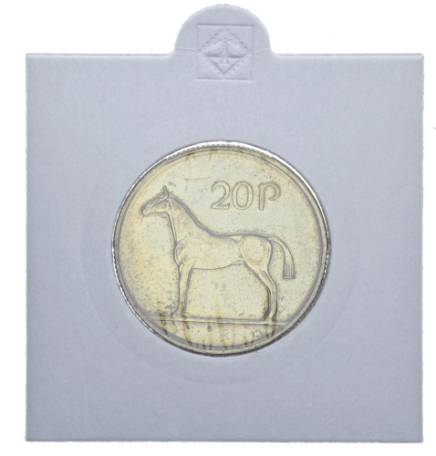 фото Ирландия 20 пенсов 1986 F-VF Конь (лошадь)